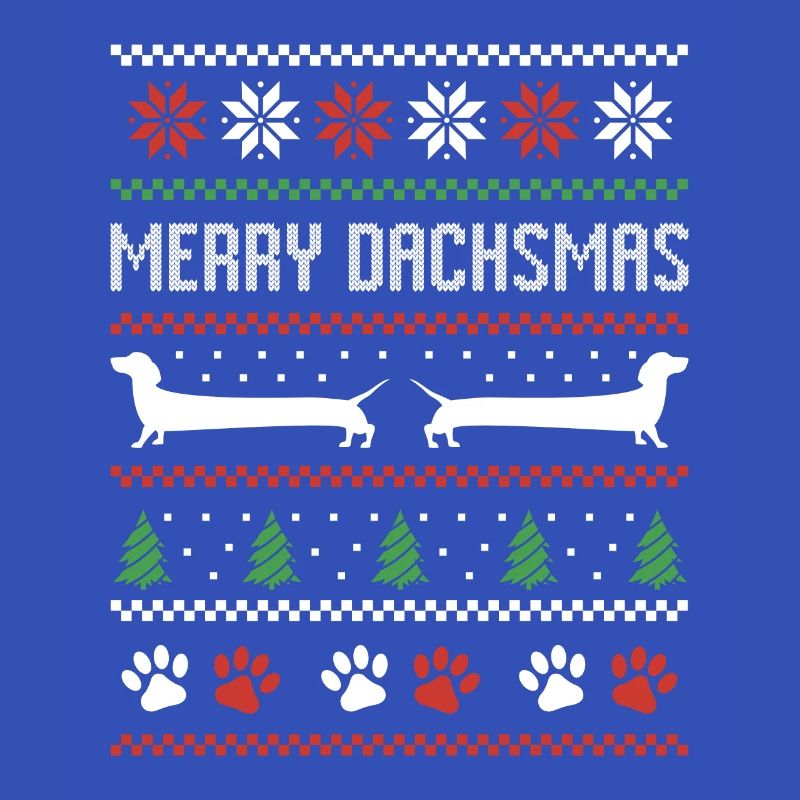 Dackel Wurst Hund Hässlicher Weihnachtspullover
