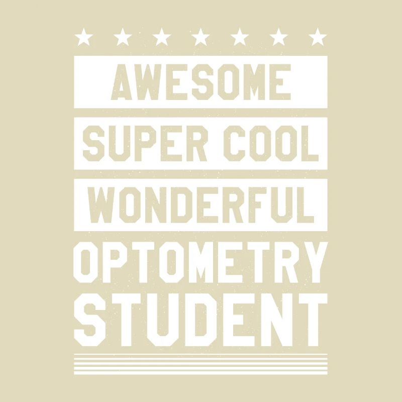 Super Super Cool Wunderbare Optometrie Student