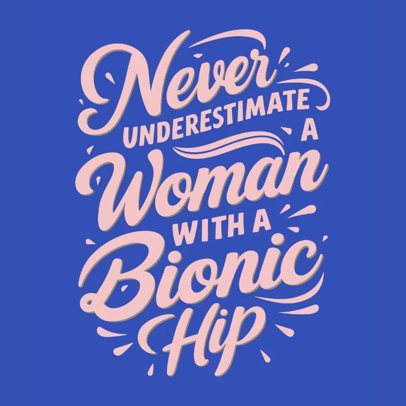 Woman Bionic Hip Replacement Surgery Joint