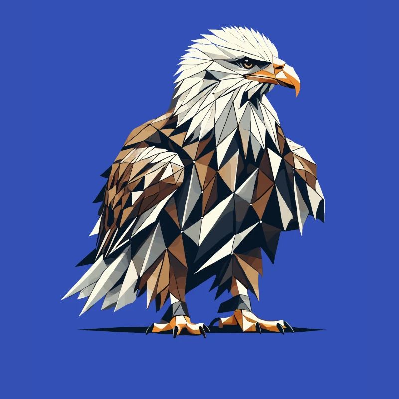 Geometric Art Bald Eagle Bald Eagles