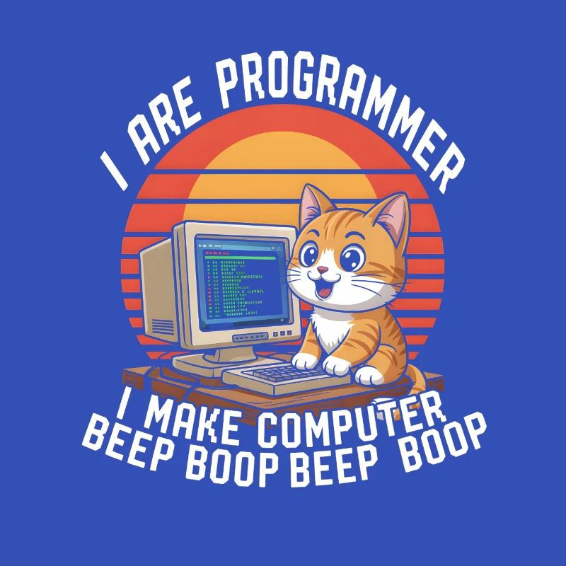 I Are Programmer I Make Computer Beep Boop