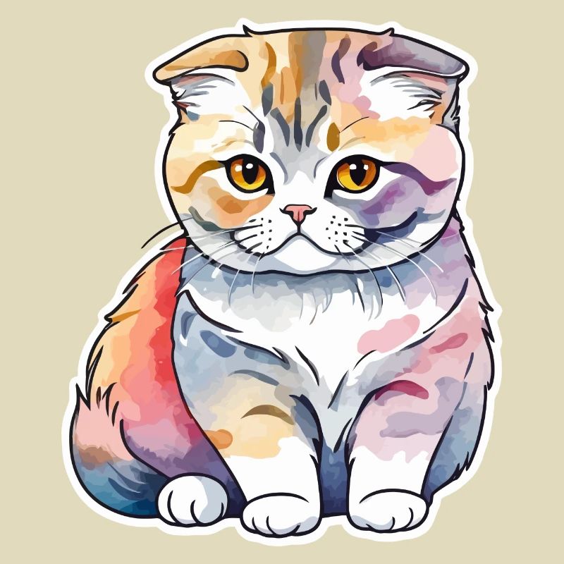 Scottish Fold Scottish Fold-Eared Cat