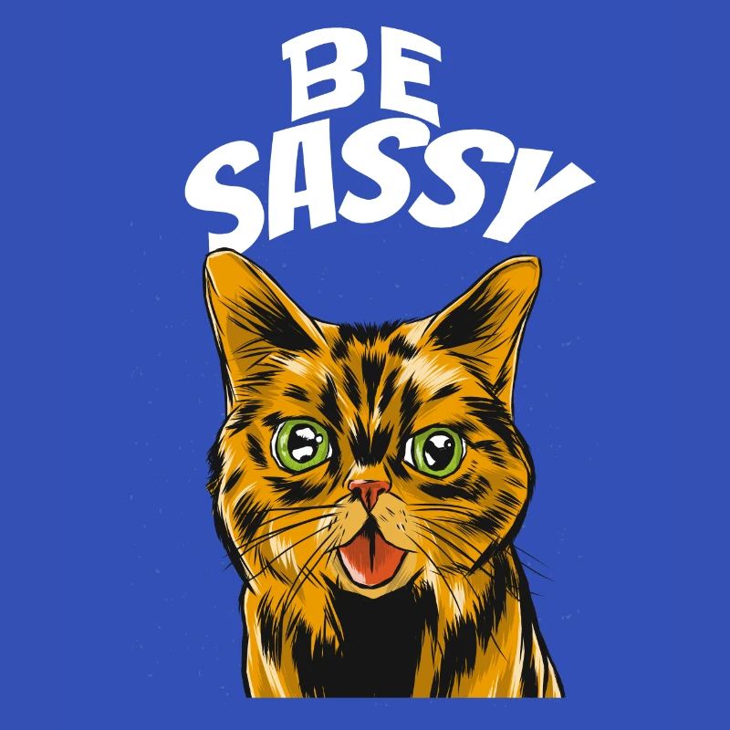 freche katze sei frech