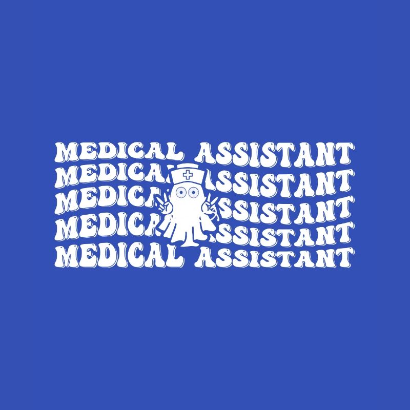 Medizinischer Assistent Spooky Ghost Repeat