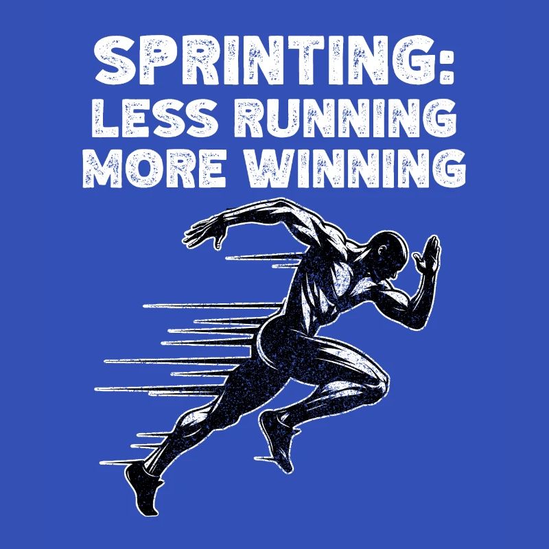 Bahnläufer Sprinter Sprint 100m Sprinter