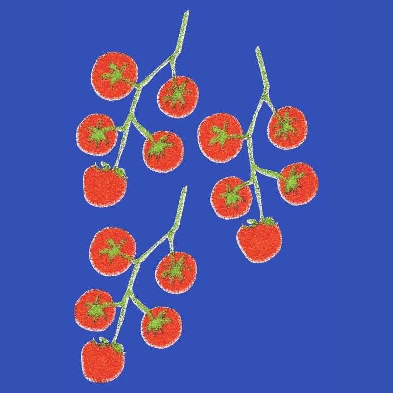 Impressionnisme du Buisson de tomate