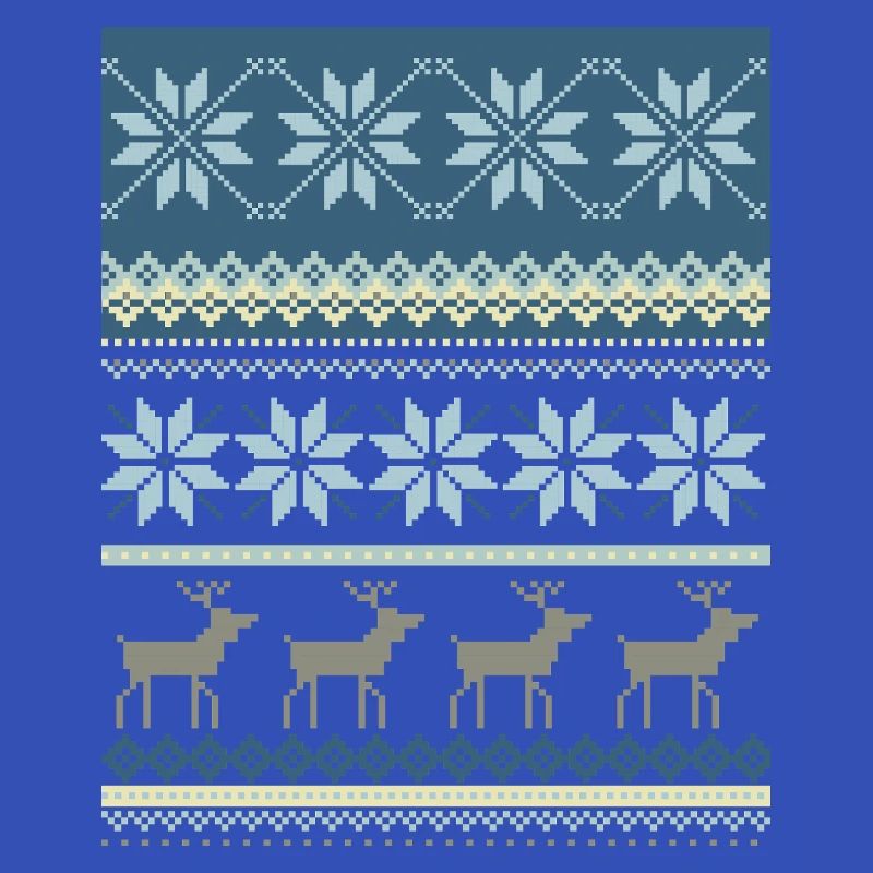 Funkelnde Winterszene