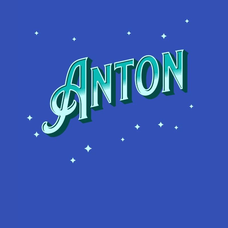 Anton name personalized