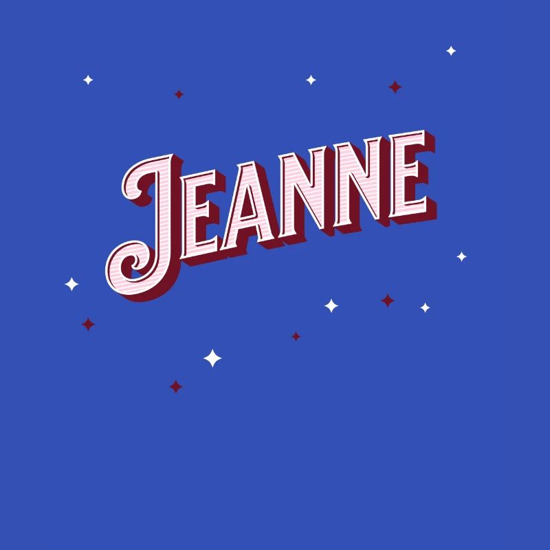 Jeanne name personalized