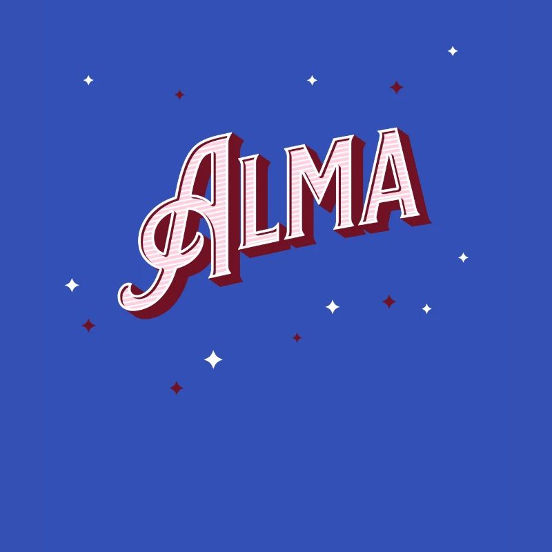 Alma name personalized