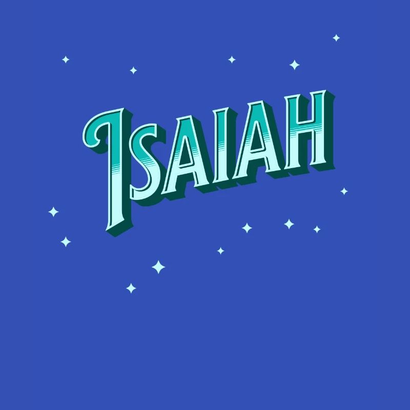 Isaiah name personalized