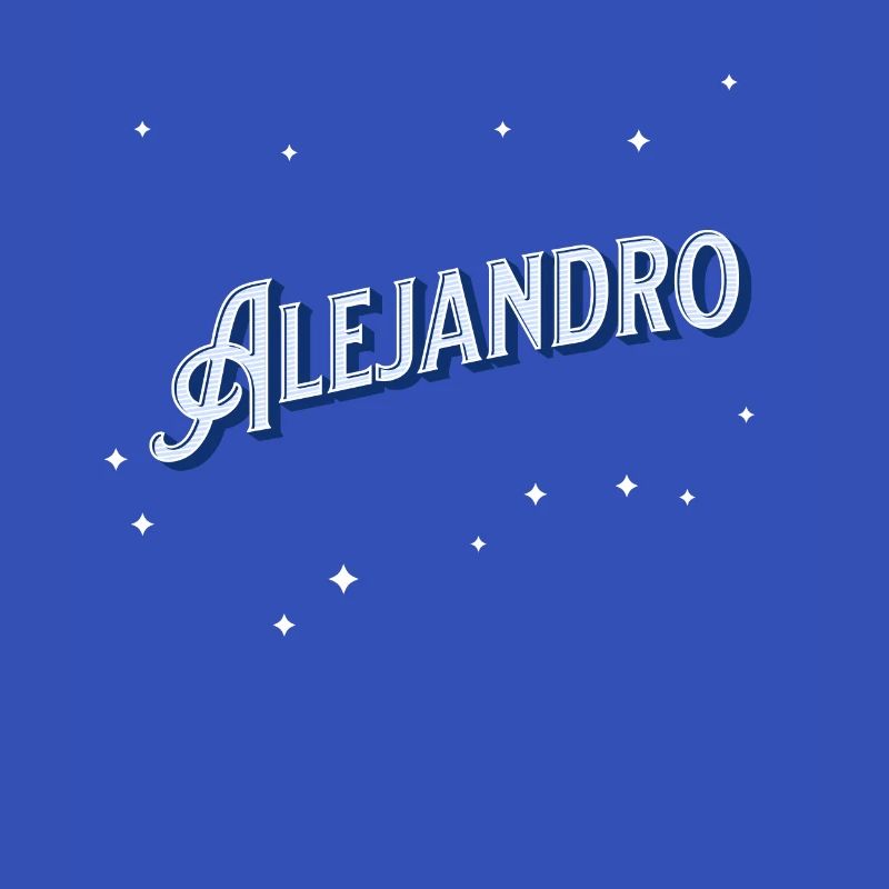 Alejandro name personalized