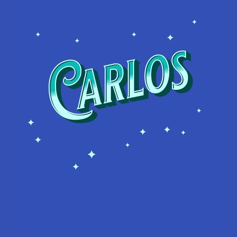 Carlos name personalized