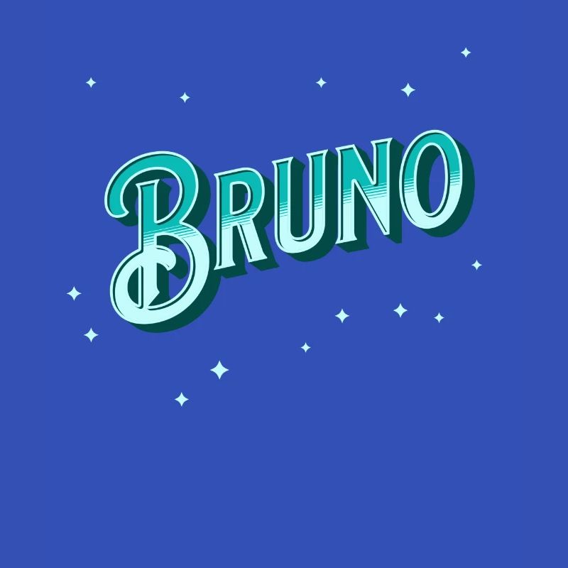 Bruno name personalized