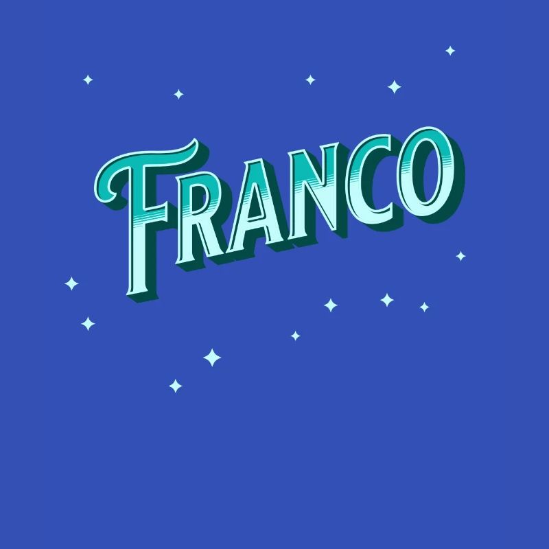 Franco name personalized