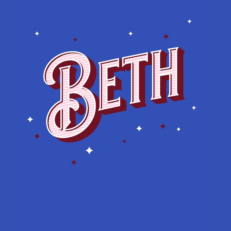 Personalized Beth name
