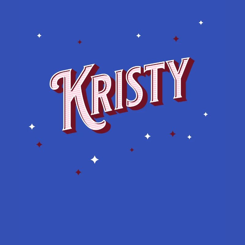 Personalized Kristy name