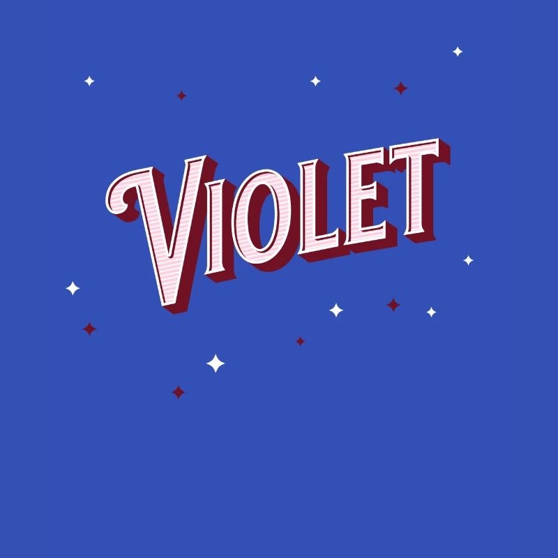 Violet name personalized