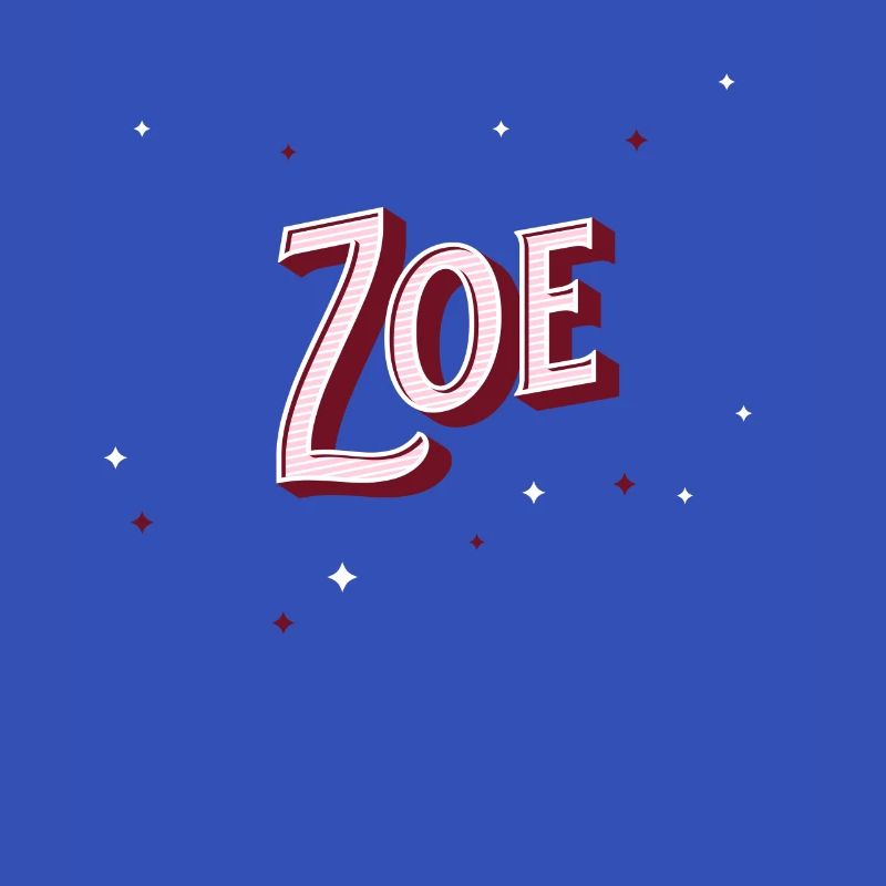 Zoe name personalized