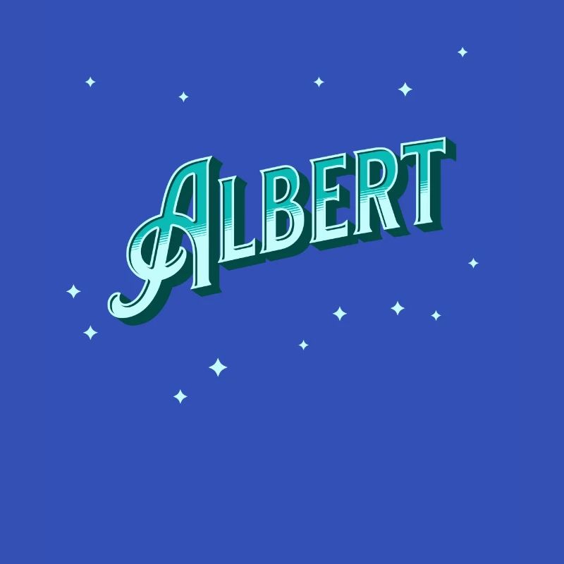 Albert name personalized