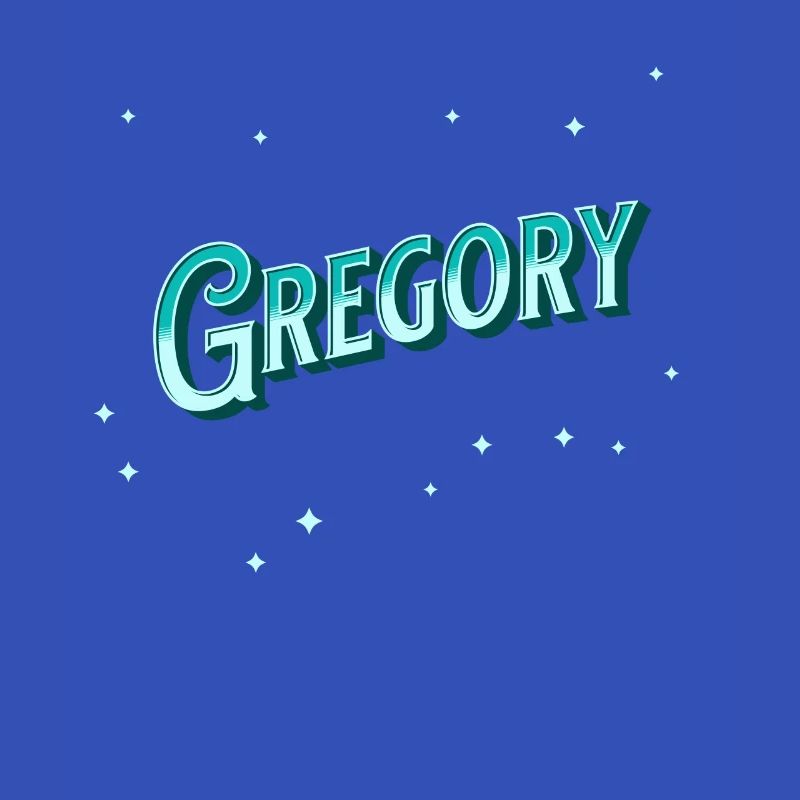 Gregory name personalized