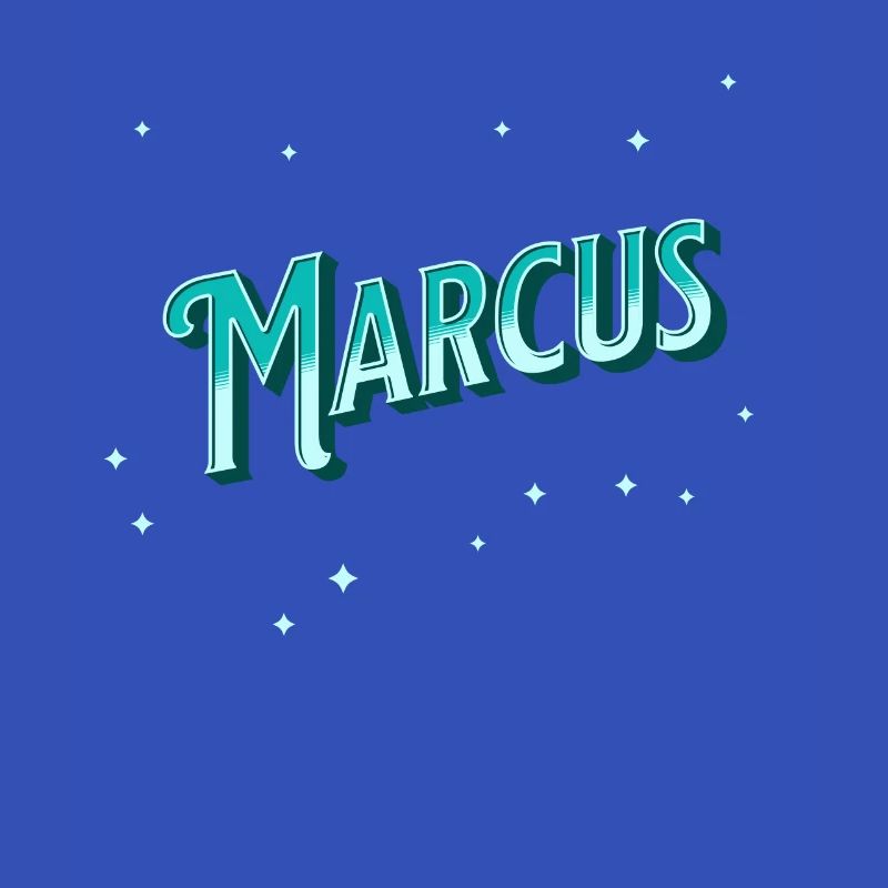 Marcus' name personalized