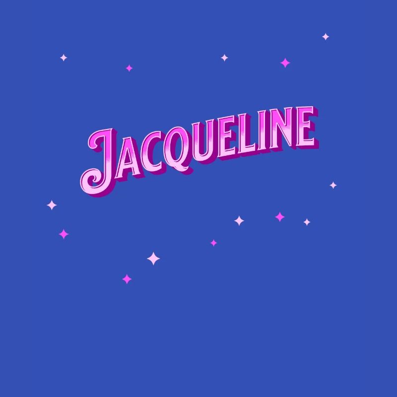 Jacqueline name personalized
