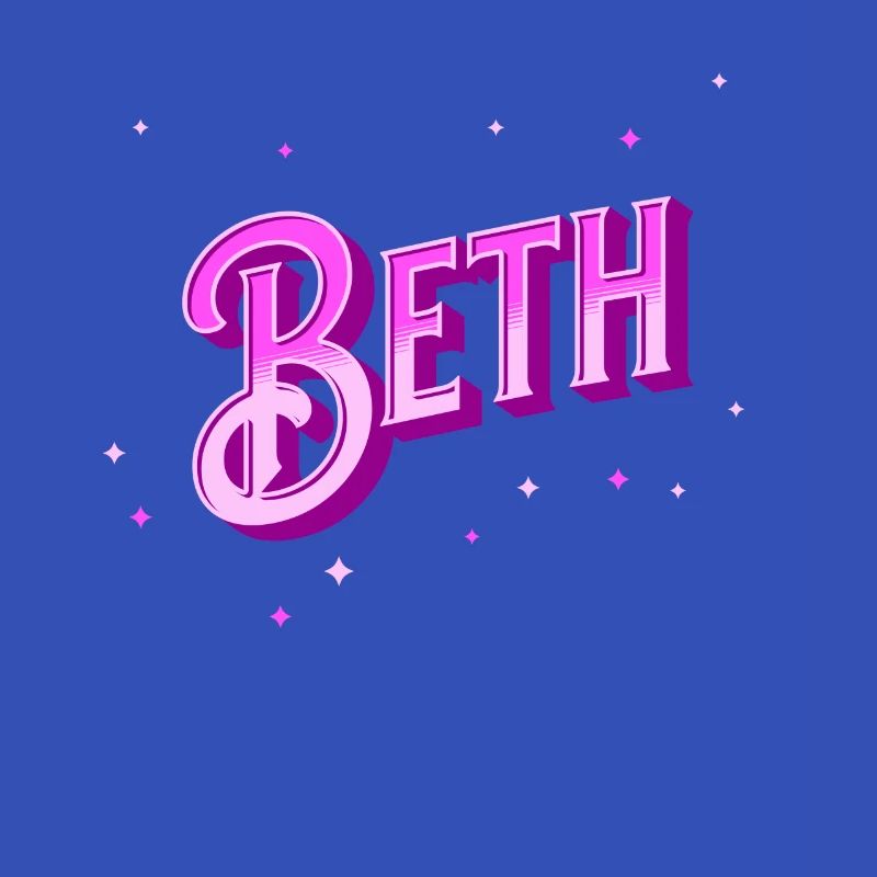 Beth name personalized