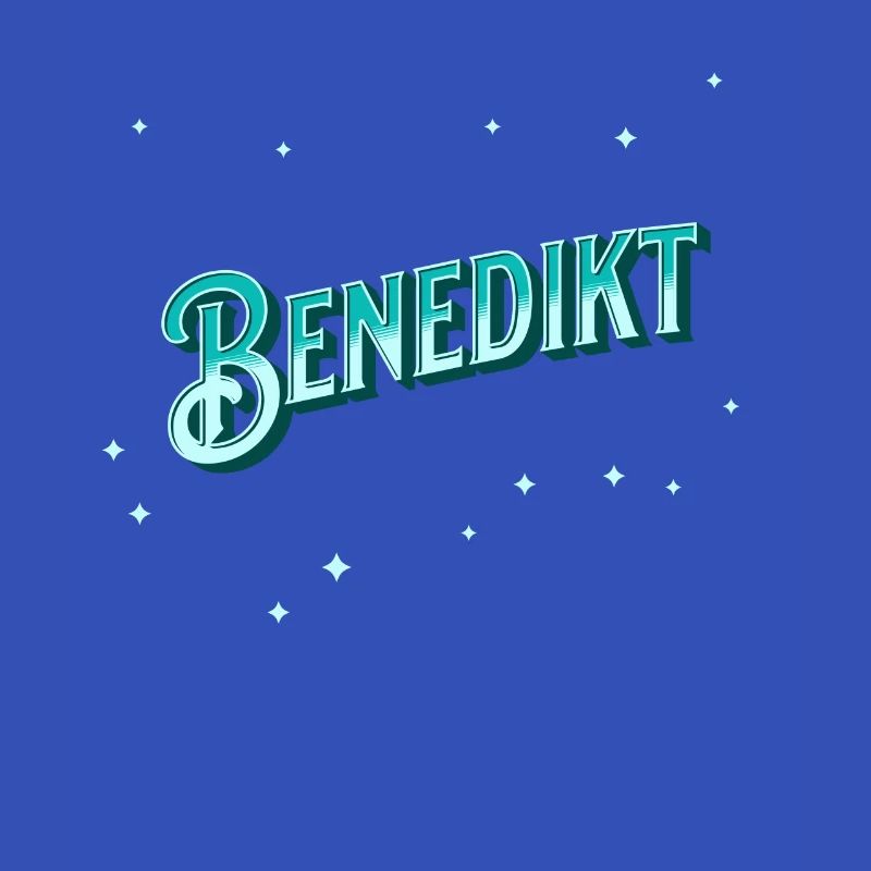 Benedict's name personalized
