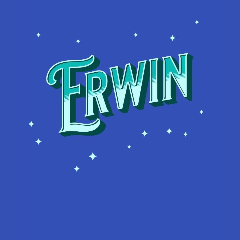 Erwin name personalized