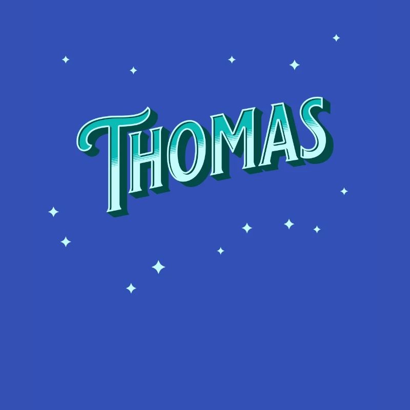Thomas' name personalized