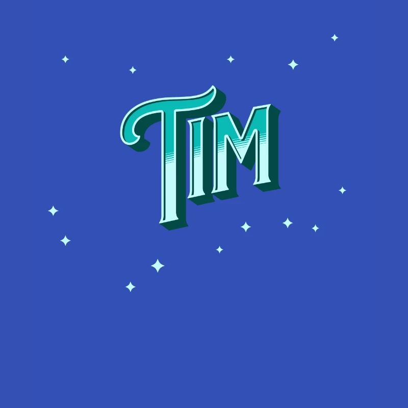 Tim name personalized