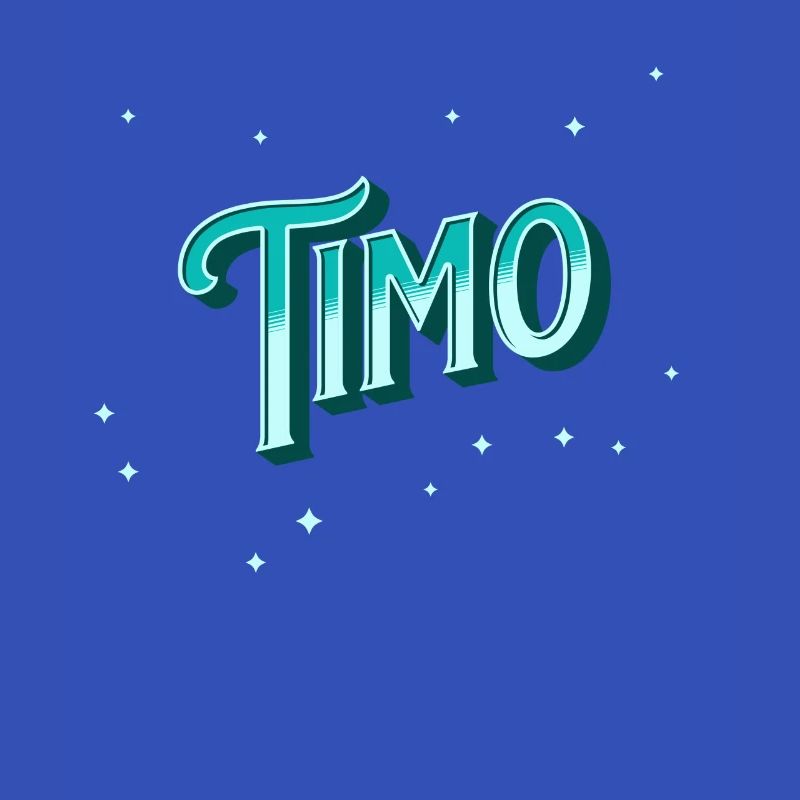 Timo name personalized