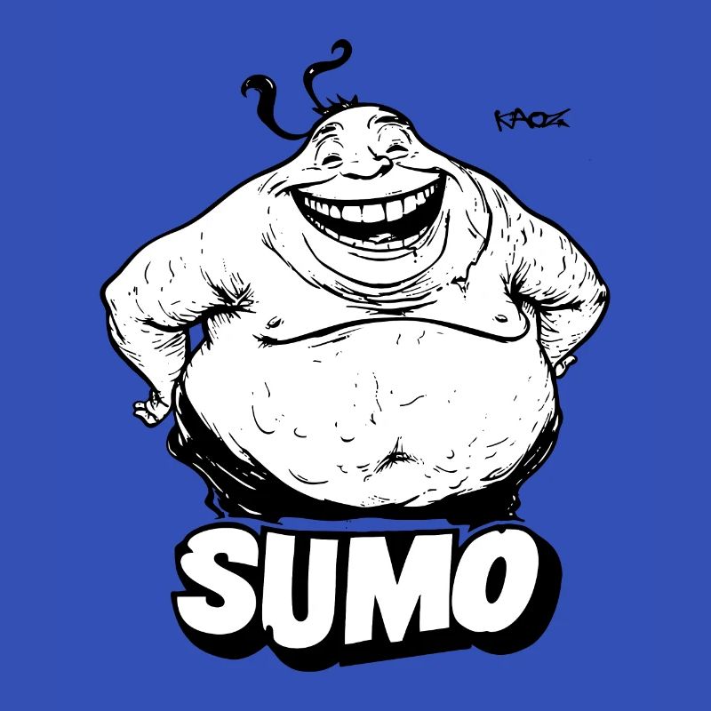 Großer, dicker Sumo