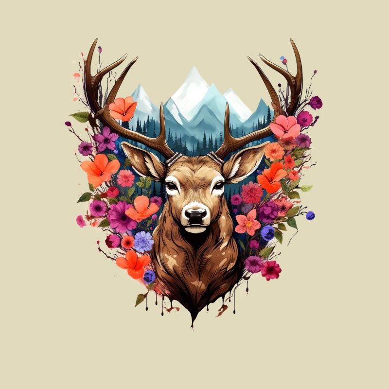 Replacement dirndl deer antlers deer
