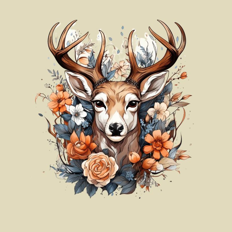 Replacement dirndl deer antlers deer