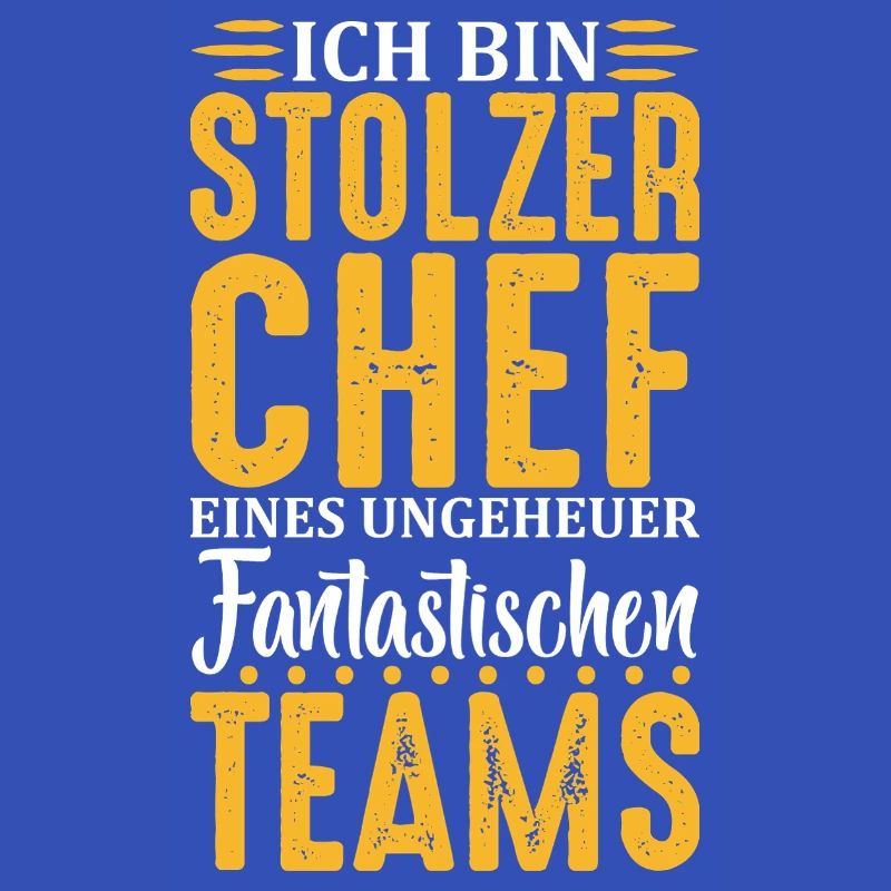 Stolzer Chef Chef Mann Abteilungsleiter Teamchef