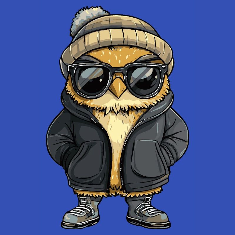 Eule Cool Comic
