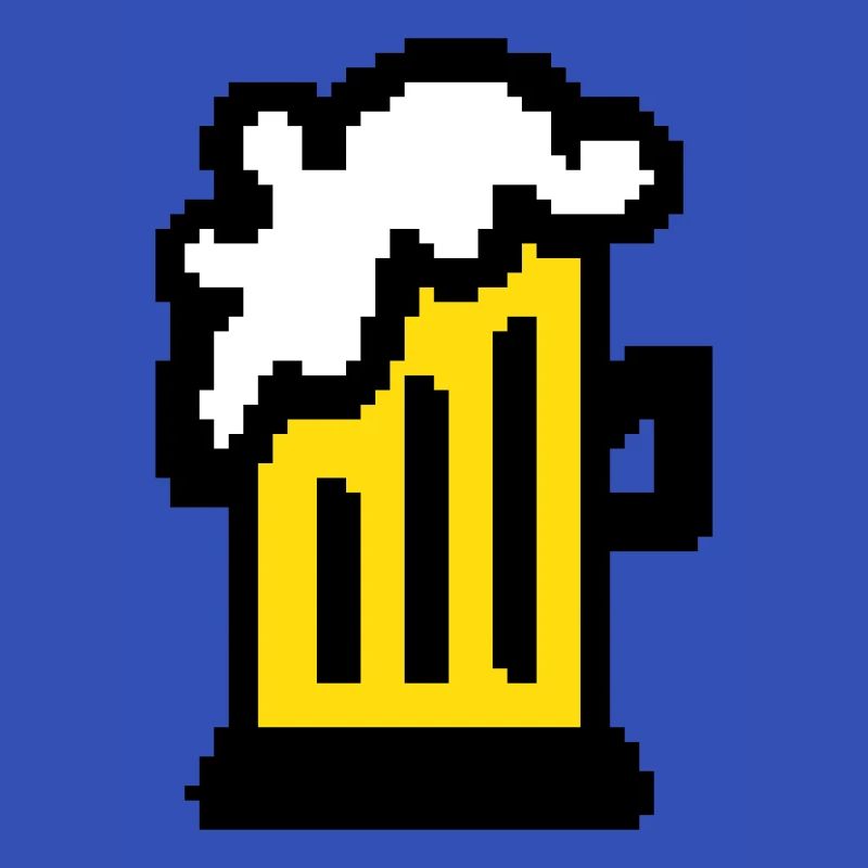 Bier Pixel Art