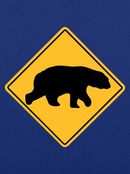 Polar Bear Road Sign