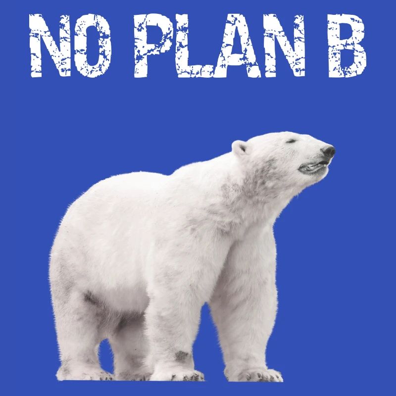 No Plan B Protest Klimaschutz Eisbär Welt