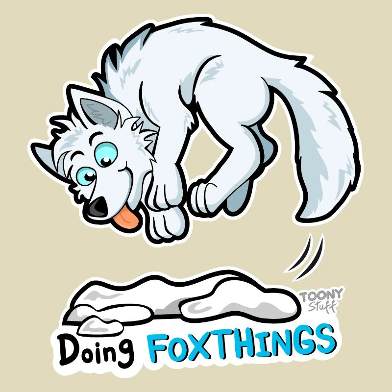 Polarfuchs Doing Foxthings