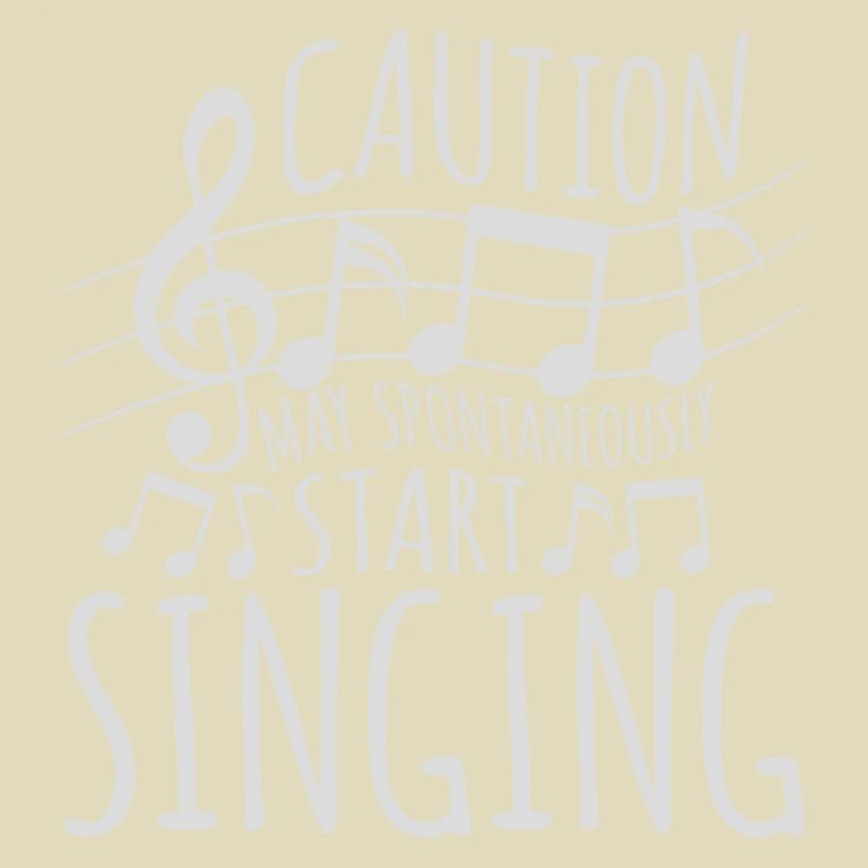 may spontaneously start singing