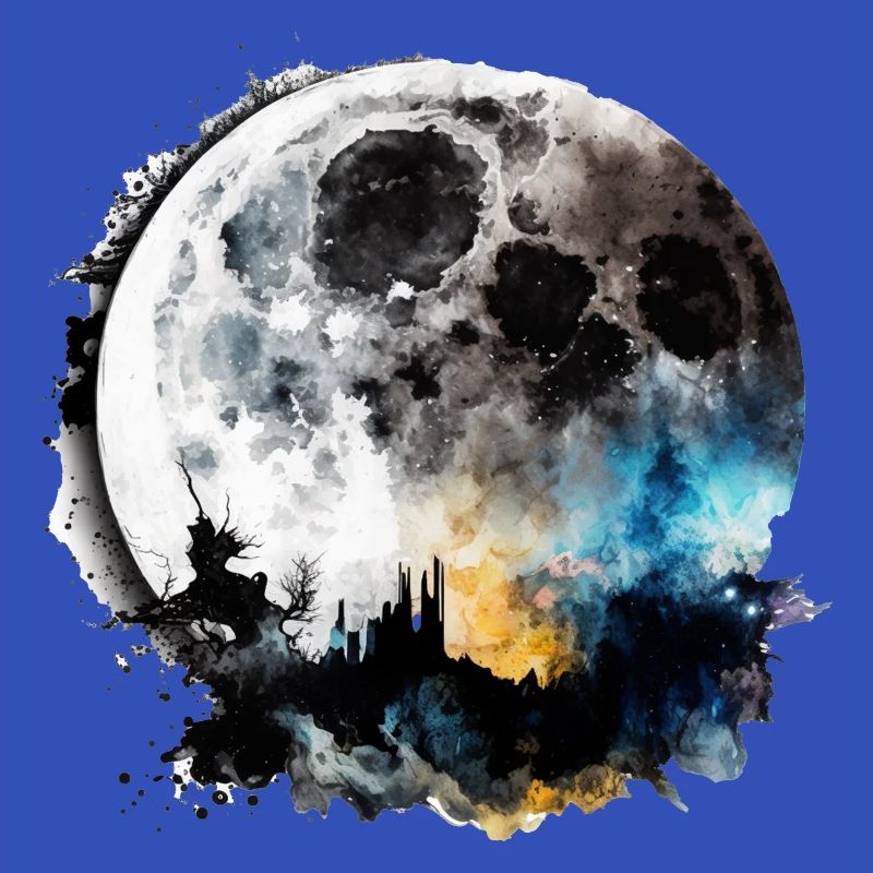 Moon Comic Style