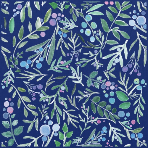 pattern floral watercolor - Borsa di stoffa
