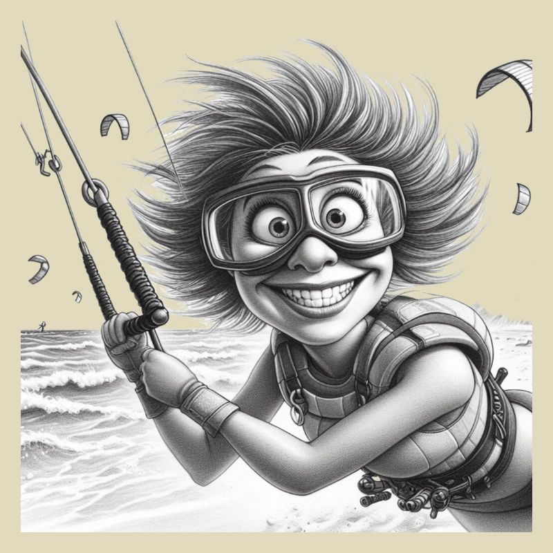 Crazy Kitesurferin 103