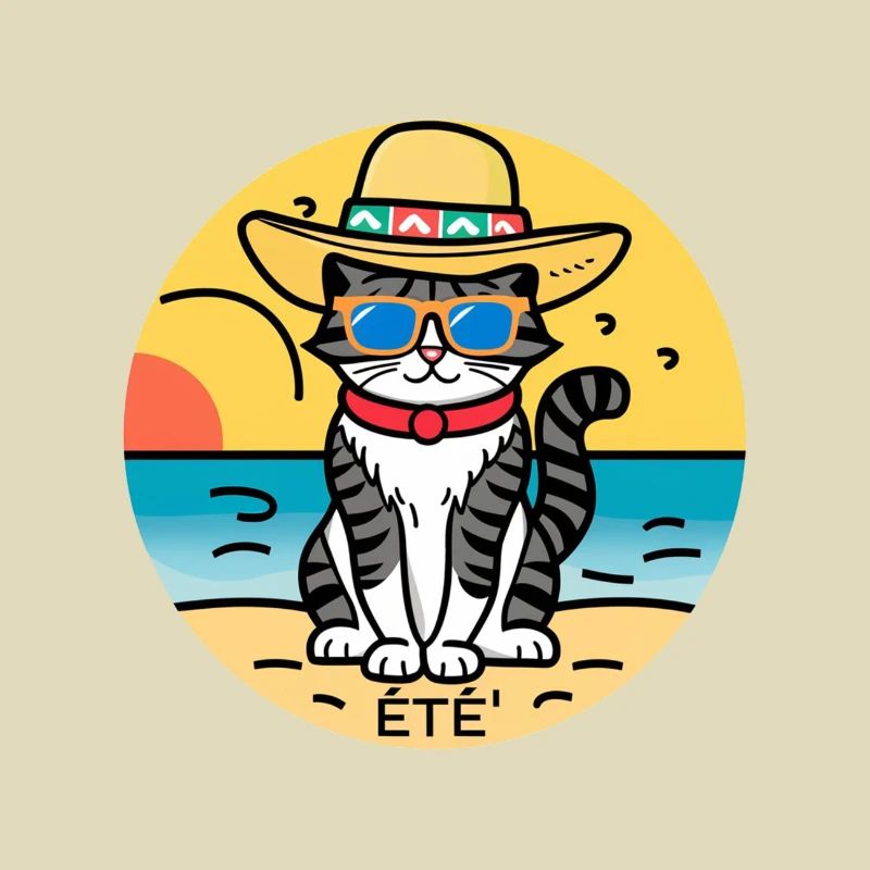 Sommer-Katze