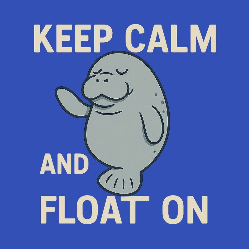 Manatee - keep calm