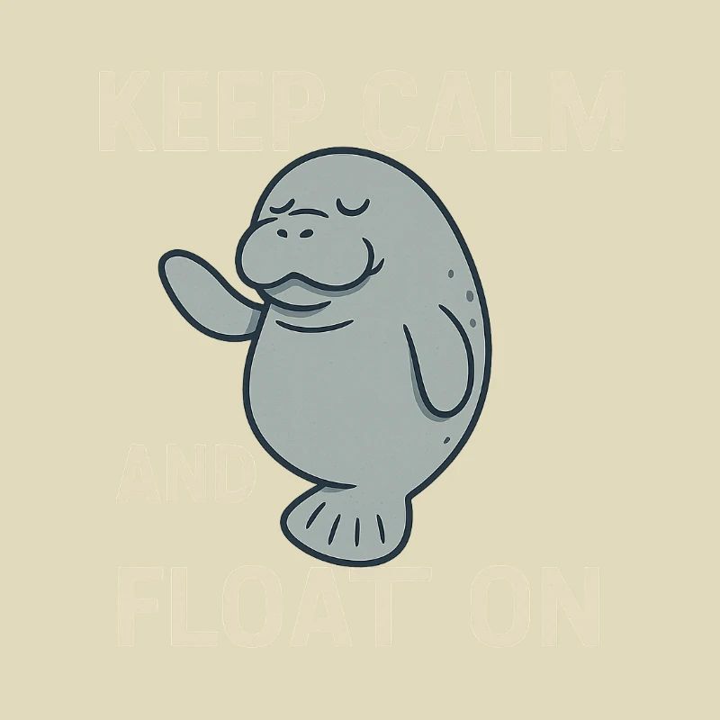 Manatee - keep calm