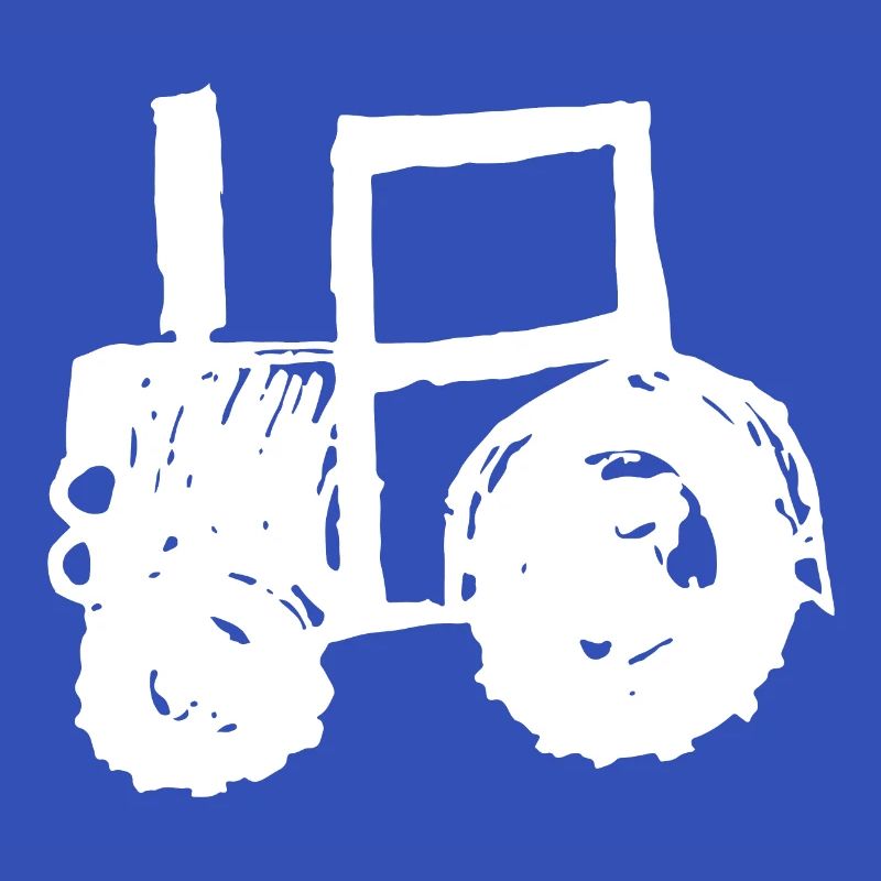 Tractor scribbled gift idea farmer